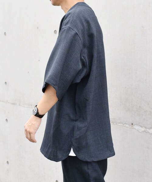 SHIPS any: 〈洗濯機可能〉メランジオックス ラウンド フェイクレイヤード Tシャツ (セットアップ対応)◇（Tシャツ/カットソー）｜SHIPS any（シップス エニィ）