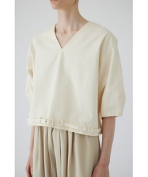 RIM.ARK（リムアーク）の「Belt set v-neck box tops ベルトセットVネックボックストップス（シャツ/ブラウス）」