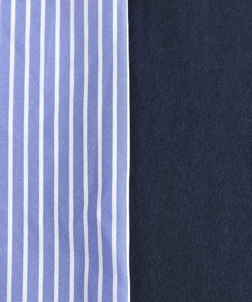 n'OrLABEL（ノアールレーベル）の「異素材キャンディースリーブカットソー（Tシャツ/カットソー・レディース・ネイビー/ブラック/ブラウン/グリーン・2/1）」の22枚目の写真