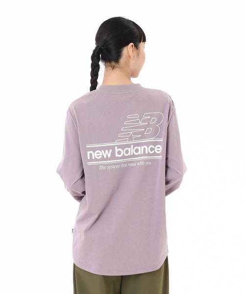 tシャツ ニューバランス New Balance ロングスリーブTシャツ_リラックスドシステムグラフィック レディース セール】リラックスドシステムグラフィックロングスリーブT