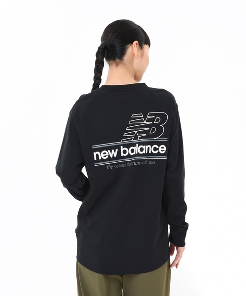 tシャツ ニューバランス New Balance ロングスリーブTシャツ_リラックスドシステムグラフィック レディース New Balance tシャツ ニューバランス ロングスリーブTシャツ_