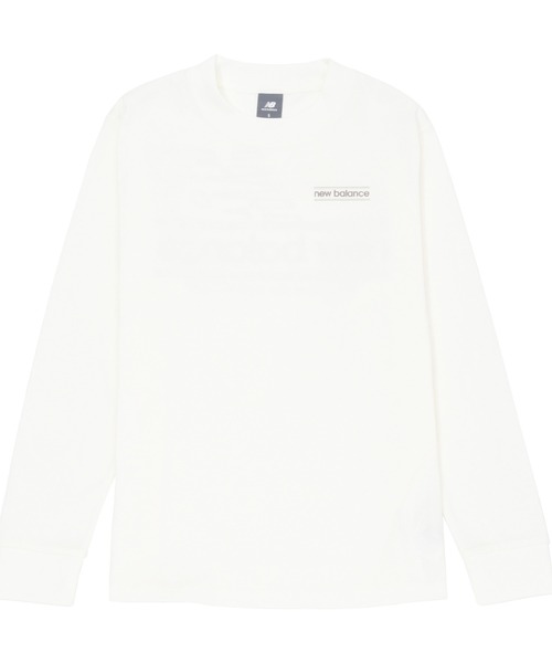 NEW BALANCE(ニューバランス)の「リラックスドシステムグラフィックロングスリーブTシャツ(Tシャツ/カットソー・レディース・ブラック/オフホワイト/ライトパープル・MEDIUM/SMALL/X-LARGE/LARGE)」の9枚目の写真