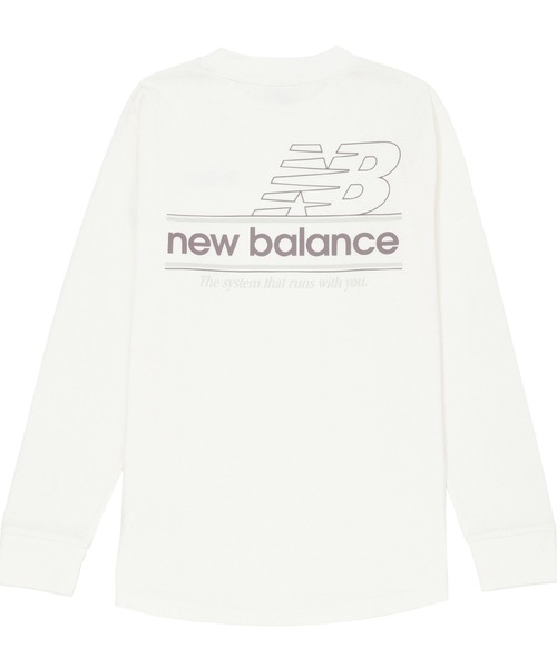 NEW BALANCE(ニューバランス)の「リラックスドシステムグラフィックロングスリーブTシャツ(Tシャツ/カットソー・レディース・ブラック/オフホワイト/ライトパープル・MEDIUM/SMALL/X-LARGE/LARGE)」の10枚目の写真