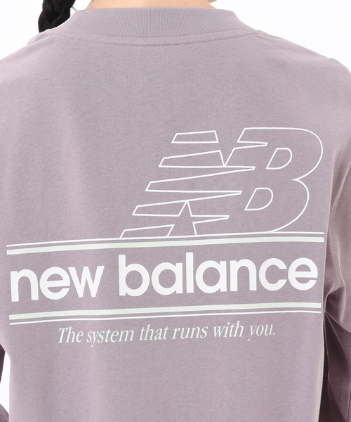 NEW BALANCE(ニューバランス)の「リラックスドシステムグラフィックロングスリーブTシャツ(Tシャツ/カットソー・レディース・ブラック/オフホワイト/ライトパープル・MEDIUM/SMALL/X-LARGE/LARGE)」の14枚目の写真