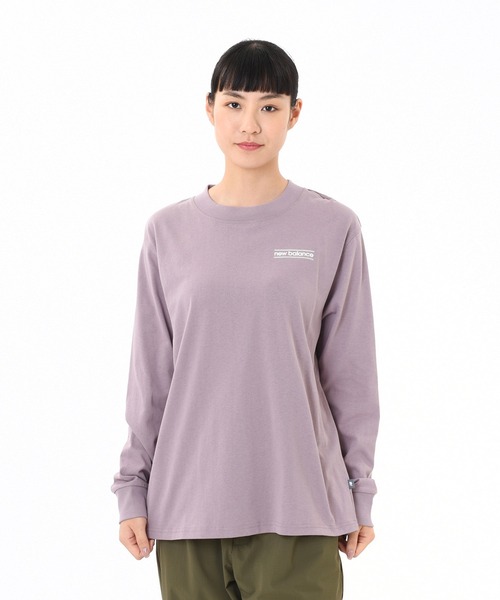 tシャツ ニューバランス New Balance ロングスリーブTシャツ_リラックスドシステムグラフィック レディース セール】リラックスドシステムグラフィックロングスリーブT