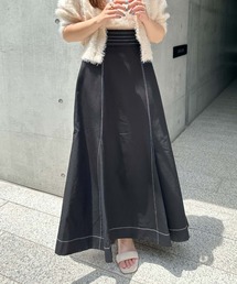 archives | Ｈ／Ｗ配色ステッチフレアマーメイドスカート(スカート)