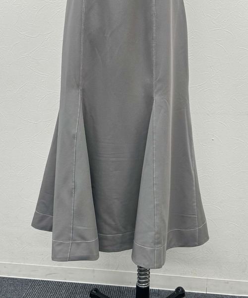 archives（アルシーヴ）の「Ｈ／Ｗ配色ステッチフレアマーメイドスカート（スカート・レディース・ブラック/アイボリー/グレー・MEDIUM）」の11枚目の写真