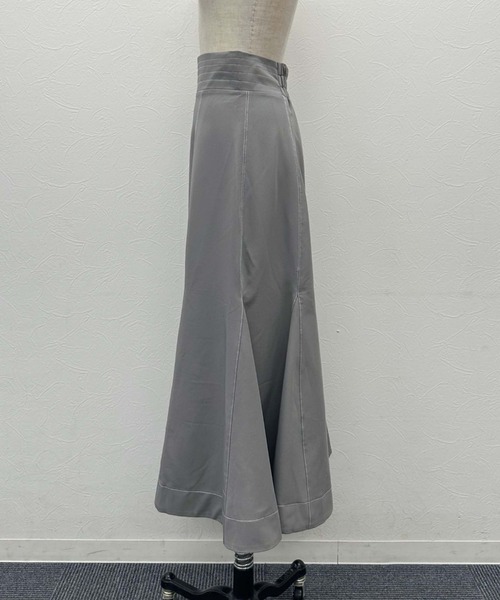 archives（アルシーヴ）の「Ｈ／Ｗ配色ステッチフレアマーメイドスカート（スカート・レディース・ブラック/アイボリー/グレー・MEDIUM）」の7枚目の写真