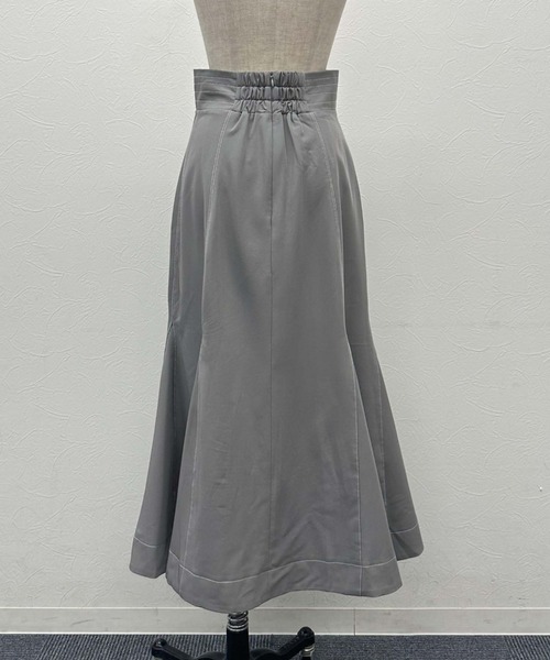 archives（アルシーヴ）の「Ｈ／Ｗ配色ステッチフレアマーメイドスカート（スカート・レディース・ブラック/アイボリー/グレー・MEDIUM）」の8枚目の写真