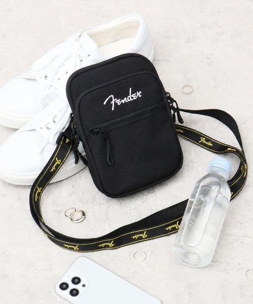 Fender(フェンダー)の「CORDURAポリエステル ショルダー ミニポーチ モノグラムストラップ(ショルダーバッグ・メンズ・ブラック・FREE)」の20枚目の写真