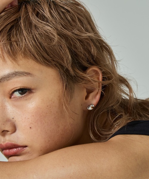 【セール】【SV】ビーンズスタッドピアス（ピアス（両耳用））｜ROZY（ロージィー）