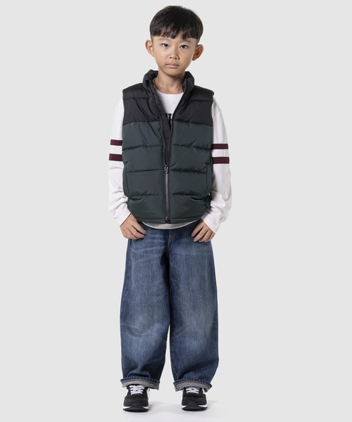 GAP(ギャップ)の「コールドコントロール パファーベスト (キッズ)(ダウンベスト・キッズ・ブラック・110cm/160cm/150cm/140cm/130cm/120cm)」の6枚目の写真