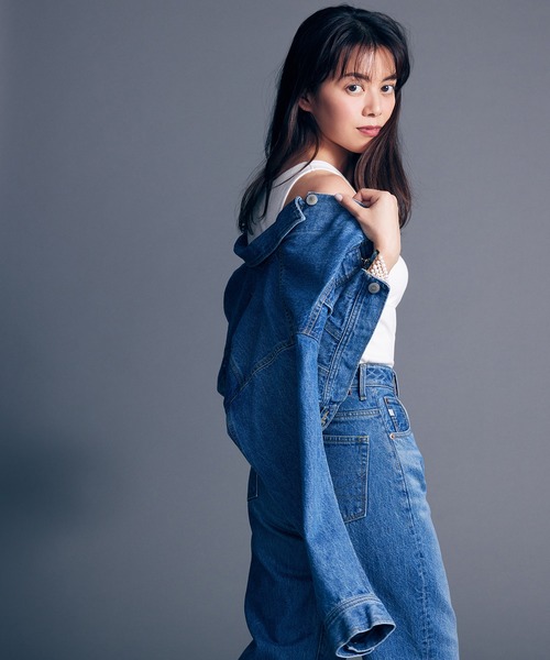 SOMETHING（サムシング）の「SOMETHING×mk DENIM JACKET（デニムジャケット・レディース・ブルー・FREE）」の10枚目の写真