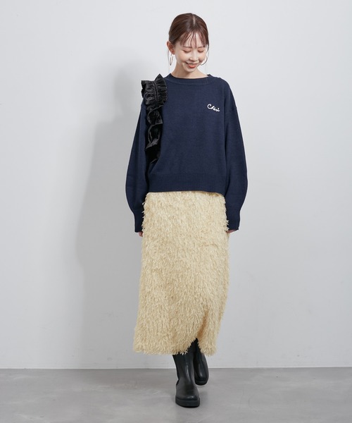 ROPE' PICNIC（ロペピクニック）の「テープヤーンアイラインスカート（スカート・レディース・キナリ/グレー系その他・38）」の11枚目の写真