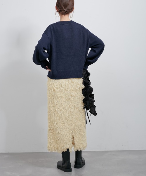 ROPE' PICNIC（ロペピクニック）の「テープヤーンアイラインスカート（スカート・レディース・キナリ/グレー系その他・38）」の13枚目の写真