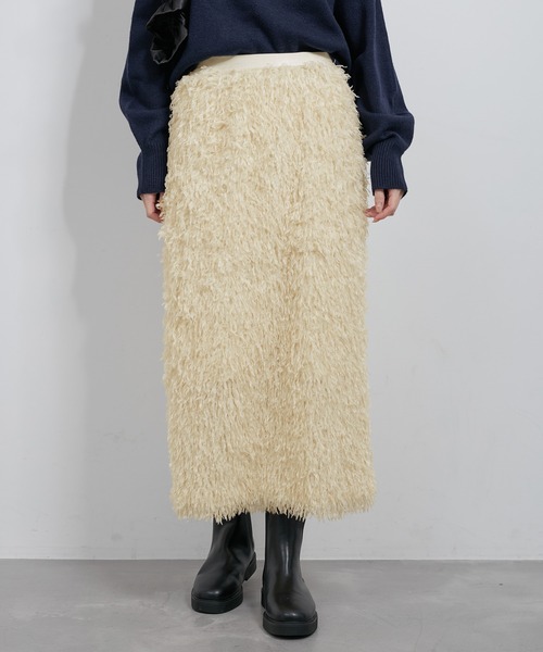 ROPE' PICNIC（ロペピクニック）の「テープヤーンアイラインスカート（スカート・レディース・キナリ/グレー系その他・38）」の14枚目の写真