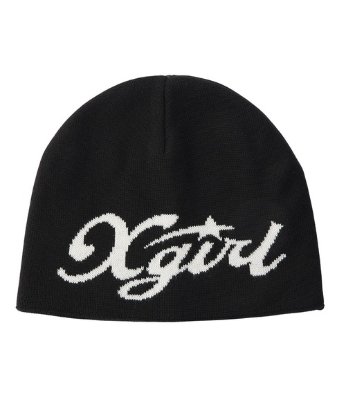 happy99 リバーシブル　ビーニー X-girl（エックスガール）の「REVERSIBLE BEANIE（ニット