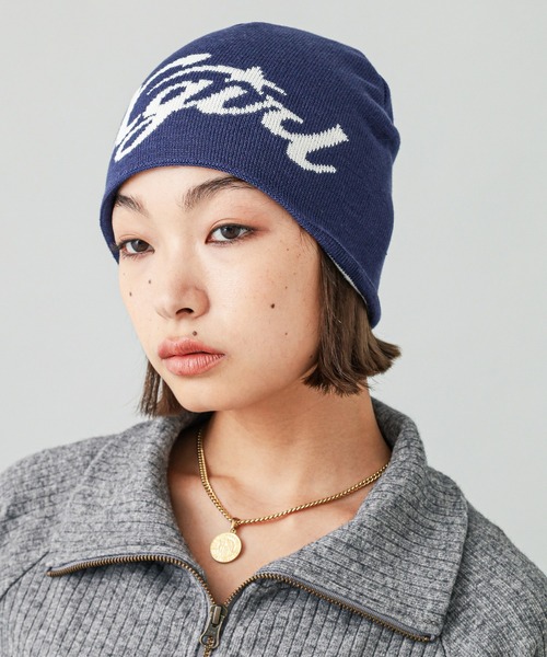 REVERSIBLE BEANIE（ニットキャップ/ビーニー）｜X-girl