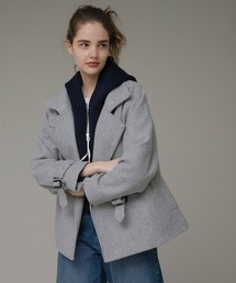 URBAN RESEARCH Sonny Label | メルトンジャージスタンドカラートレンチコート(トレンチコート)