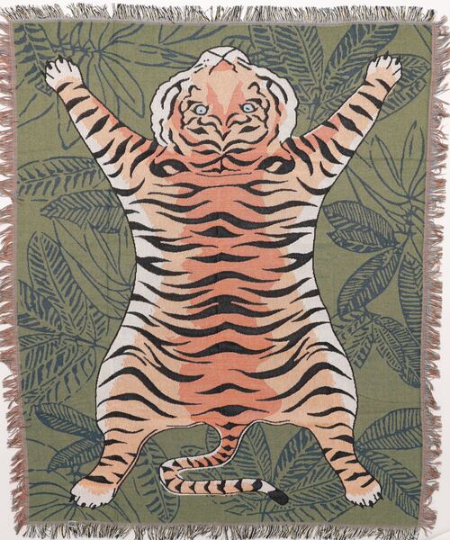 ameri vintage ノベルティ♡大判ブランケット/ラグ ameri vintage ノベルティ♡大判ブランケット/ラグ