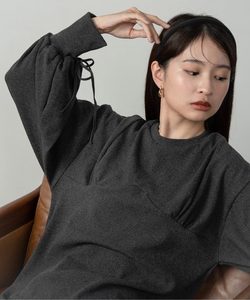 美品CELERI バルーンスリーブ 黒 スウェット ドゥーズィエムクラス セルリ バルーンスリーブ スウェット ブラック