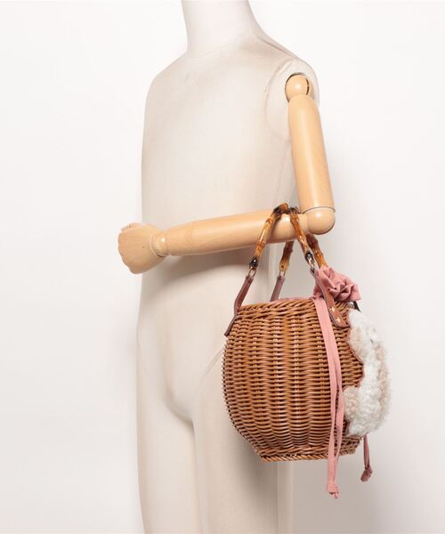 トイプードル カートバッグ オフホワイト&ブラウン ネコピー トイ