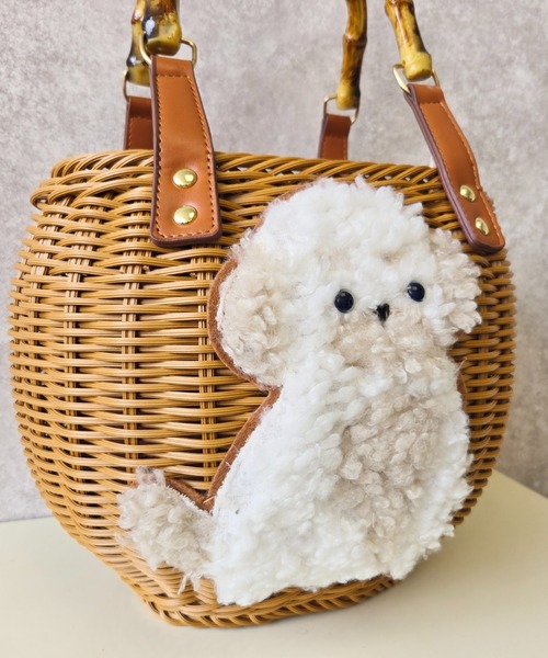トイプードルかごバッグ（ショルダーバッグ）｜Jolly Poupee（ジョリー