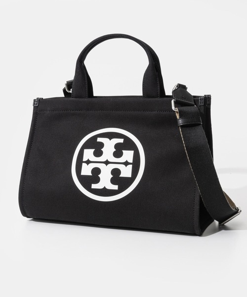 TORY BURCH Ella Canvas Small Tote トリーバーチ エラ キャンバス