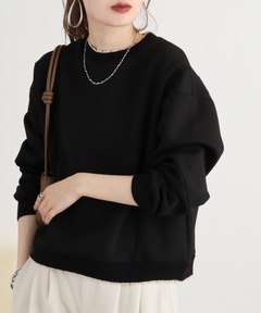 美品☆ヴェルメイユ パー イエナ◇ダブルラッセルパーカー ゆったりめ ブラック セール】ダブルラッセルパーカー◇（パーカー）｜VERMEIL par