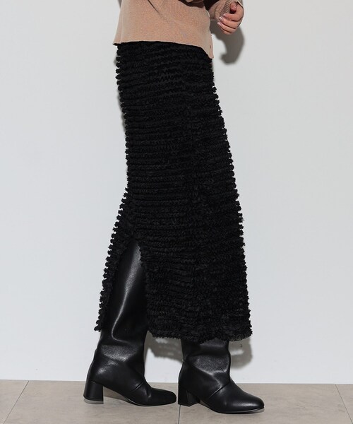 GALLEST（ギャレスト）の「◆チュールシフォンナロースカート（スカート・レディース・ホワイト系/ブラック・36/38）」の11枚目の写真