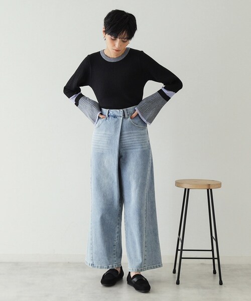 OPAQUE.CLIP（オペークドットクリップ）の「◆フェイクスエードローファー（その他シューズ・レディース・ベージュ/ブラック・01/02/03）」の9枚目の写真