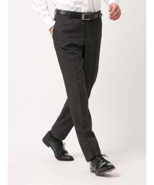 【セール】ＮＯＮＩＲＯＮ ポリエステル ２ｗａｙＳｔｒｅｔｃｈ グレンチェック ＲＳ０５（スラックス）｜SUIT SQUARE（スーツスクエア）