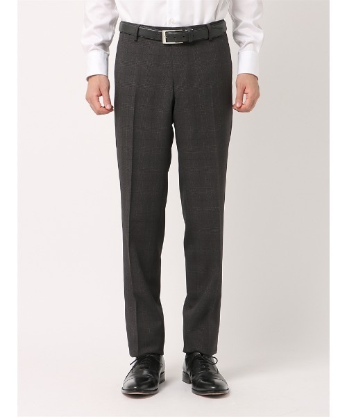 SUIT SQUARE（スーツスクエア）の「ＮＯＮＩＲＯＮ　ポリエステル　２ｗａｙＳｔｒｅｔｃｈ　グレンチェック　ＲＳ０５（スラックス・メンズ・チャコールグレー/ネイビー・S(76cm)/M(79cm)/SS(73cm)/3L(88cm)/LL(85cm)/L(82cm)）」の18枚目の写真