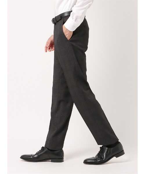 SUIT SQUARE（スーツスクエア）の「ＮＯＮＩＲＯＮ　ポリエステル　２ｗａｙＳｔｒｅｔｃｈ　グレンチェック　ＲＳ０５（スラックス・メンズ・チャコールグレー/ネイビー・S(76cm)/M(79cm)/SS(73cm)/3L(88cm)/LL(85cm)/L(82cm)）」の17枚目の写真