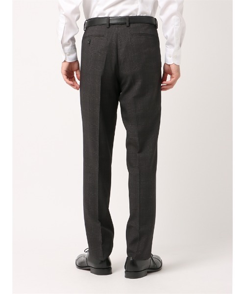 SUIT SQUARE（スーツスクエア）の「ＮＯＮＩＲＯＮ　ポリエステル　２ｗａｙＳｔｒｅｔｃｈ　グレンチェック　ＲＳ０５（スラックス・メンズ・チャコールグレー/ネイビー・S(76cm)/M(79cm)/SS(73cm)/3L(88cm)/LL(85cm)/L(82cm)）」の16枚目の写真