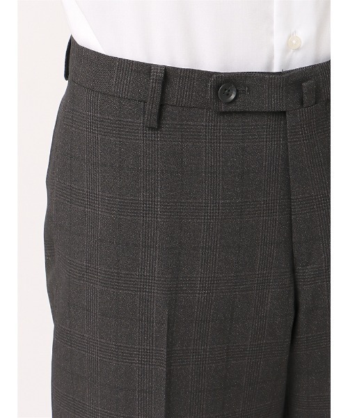 SUIT SQUARE（スーツスクエア）の「ＮＯＮＩＲＯＮ　ポリエステル　２ｗａｙＳｔｒｅｔｃｈ　グレンチェック　ＲＳ０５（スラックス・メンズ・チャコールグレー/ネイビー・S(76cm)/M(79cm)/SS(73cm)/3L(88cm)/LL(85cm)/L(82cm)）」の15枚目の写真