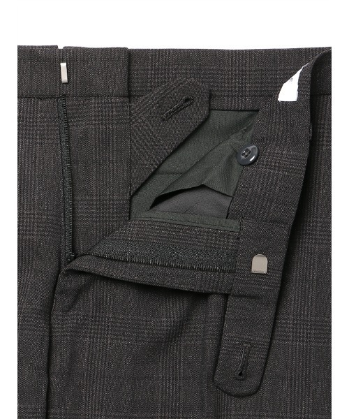 SUIT SQUARE（スーツスクエア）の「ＮＯＮＩＲＯＮ　ポリエステル　２ｗａｙＳｔｒｅｔｃｈ　グレンチェック　ＲＳ０５（スラックス・メンズ・チャコールグレー/ネイビー・S(76cm)/M(79cm)/SS(73cm)/3L(88cm)/LL(85cm)/L(82cm)）」の13枚目の写真
