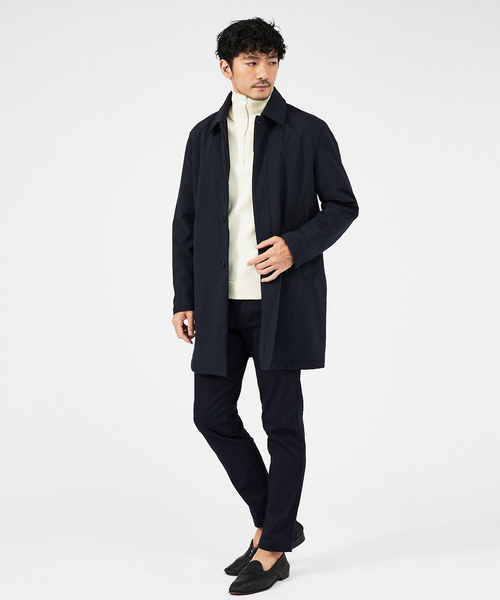 ABAHOUSE GRAY（アバハウスグレイ）の「【定番人気】12ゲージ 畦編み ハーフジップ ニット（ニット/セーター・メンズ・ブラック/グレー/ホワイト/ネイビー・46/48）」の8枚目の写真