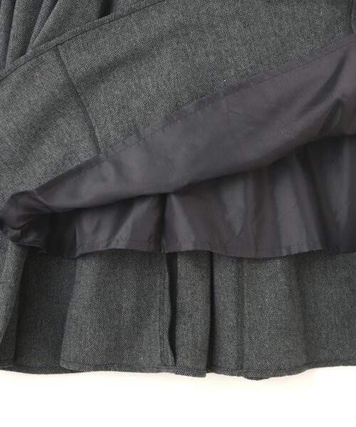 NATURAL BEAUTY BASIC（ナチュラルビューティーベーシック）の「Vネックフレアジャンスカ（ジャンパースカート・レディース・ベージュ/グレー系その他・MEDIUM/SMALL）」の11枚目の写真