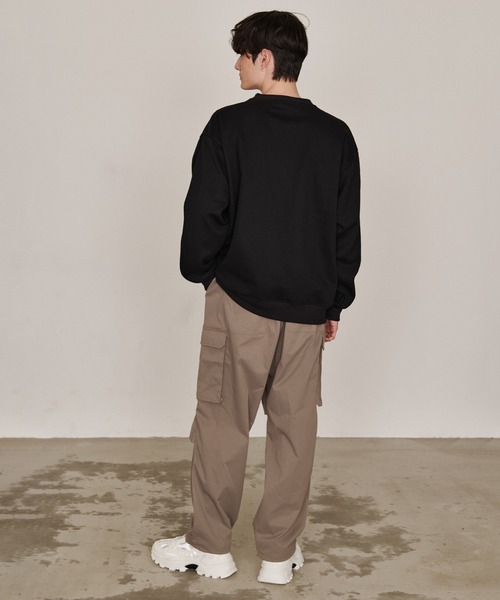 Revo.（レボ）の「オーバーサイズ ゲームシャツ 裏起毛 スウェット サッカーシャツ（スウェット・メンズ・ネイビー/ブルー系その他/ブラック系その他/アッシュグレー/ブラック/グレー系その他・M/L）」の18枚目の写真