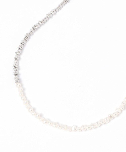 studio CLIP（スタディオクリップ）の「パール×ビーズネックレス（ネックレス・レディース・その他1/その他2・FREE）」の2枚目の写真