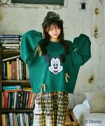 kutir | 【クティールとレトロ】Disney/ディズニー＜ミッキーマウス＞マルチウェイチェックリボンニット(ニット/セーター)
