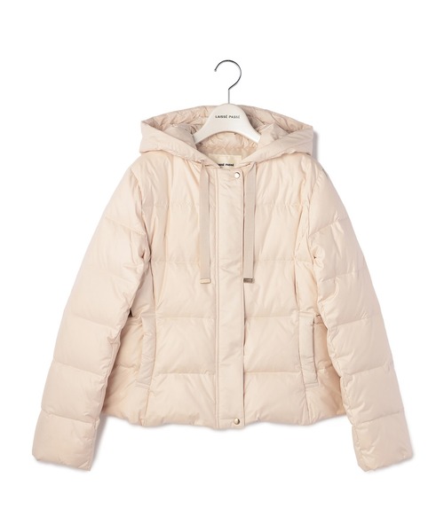 LAISSE PASSE（レッセパッセ）の「カラバリショートダウンコート（ダウンジャケット/コート・レディース・スモークピンク/ベージュ・SMALL/MEDIUM）」の3枚目の写真