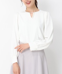 裏地付きパールブラウス/MM448104