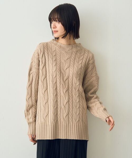 【セール】ケーブルニット（ニット/セーター）｜YECCA VECCA（イェッカヴェッカ）
