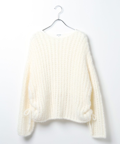 GLOBAL WORK(グローバルワーク)の「2SETリボンニット/AND YUA ANY/147489(ニット/セーター・キッズ・ミント/サックスブルー/アイボリー・FREE)」の4枚目の写真