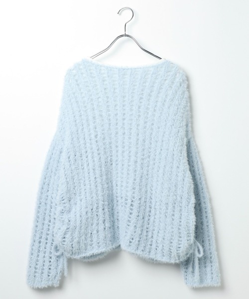 GLOBAL WORK(グローバルワーク)の「2SETリボンニット/AND YUA ANY/147489(ニット/セーター・キッズ・ミント/サックスブルー/アイボリー・FREE)」の11枚目の写真