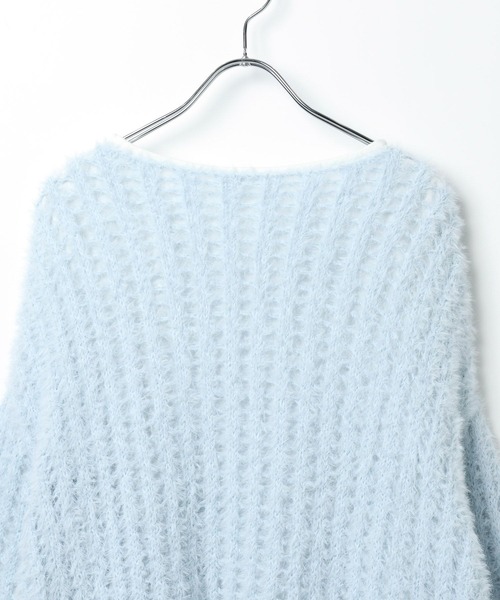 GLOBAL WORK(グローバルワーク)の「2SETリボンニット/AND YUA ANY/147489(ニット/セーター・キッズ・ミント/サックスブルー/アイボリー・FREE)」の12枚目の写真