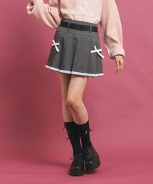 PINK-latte | 【トレンド部発】かわいさ盛れる ベルト付きプリーツスカート(スカート)