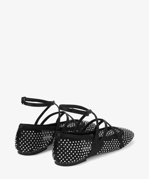 JIMMY CHOO(ジミーチュウ)の「ASTORIA FLAT(バレエシューズ・レディース・ブラック・37/38)」の4枚目の写真